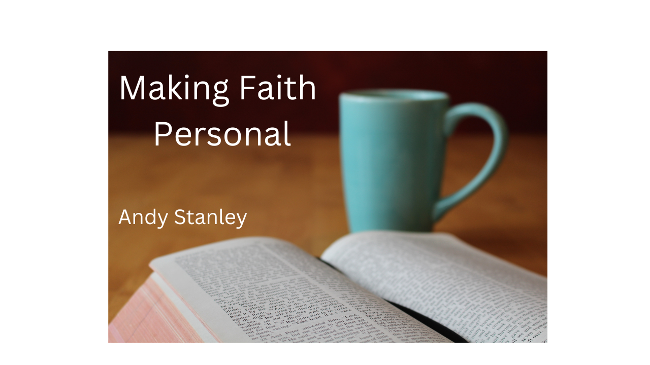 Making Faith Personal