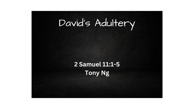 David’s Adultery