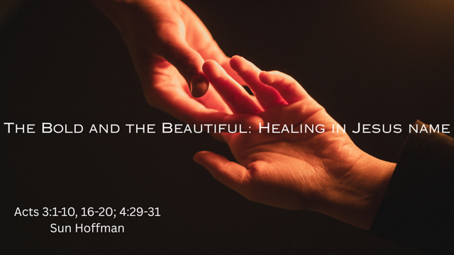 The bold and the beautiful: healing in Jesus name