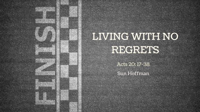 Living with No Regrets
