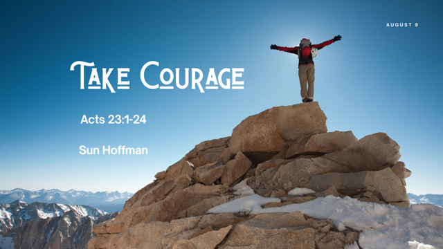 Take Courage!